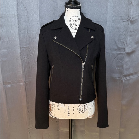 Catherine Malandrino Jackets & Blazers - Catherine Malandrino Black Moto Jacket